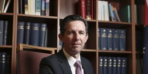 Trade Minister Simon Birmingham. 