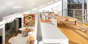 Inside the St Ives loft.