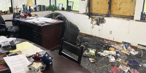 US anti-abortion office hit by Molotov cocktail after threat painted on wall