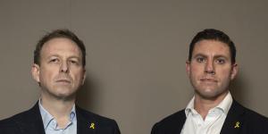Zionist Federation of Australia president Jeremy Leibler (left) and chief executive Alon Cassuto.