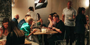 The interiors are inspired by London’s East End.