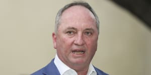Deputy Prime Minister and Nationals leader Barnaby Joyce.