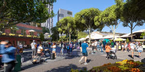 The proposed Queen Victoria Market redevelopment is expected to boost visitor numbers to 18 million a year. 