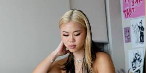 Lizzie Cao is a microinfluencer on TikTok in Sydney. TikTok is taking over from Facebook and Instagram in popularity leading to Facebook’s drop in value.