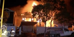 Man rescued from inner-Brisbane fires dies in hospital