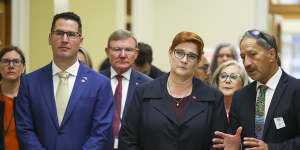  Minister for International Development and the Pacific Zed Seselja and Australian Foreign Minister Marise Payne in New Zealand last year. 