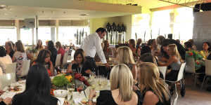 Mercedes-Benz Ladies Day lunch on day one of the Melbourne Grand Prix in 2010. 
