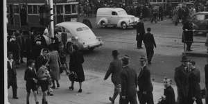 Flinders Street Station,March 13,1947.
