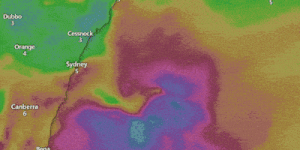 Heavy rain is threatening southern parts of NSW.