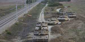 Israeli tanks have been stationed at the border for almost two weeks,awaiting the green light.