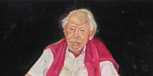 This year’s standout portrait is also the winner:Peter Wegner’s painting of centenarian Guy Warren. 