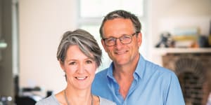 Dr Michael Mosley and his wife Dr Clare Bailey,co-authors of The Fast 800 Easy.