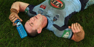 Paul Gallen tried to do it all for NSW.