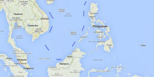 The Nine Dash Line:By asserting its control over the Spratly Islands,Beijing is able to re-enforce the eastern edge of earlier claims in the South China Sea.