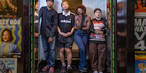 Comedians Tarang Hardikar,Takashi Wakasugi,Anisa Nandaula and Sez.