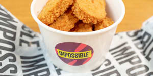 A shipment of Impossible Chicken Nuggets,plant-based chicken nuggets from Impossible Foods,has been banned from being imported into Australia.