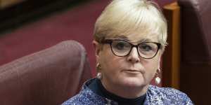 Former Coalition minister Linda Reynolds is suing Brittany Higgins and her partner David Sharaz.