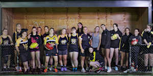 Worri Yallock women’s footy team.