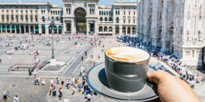 Avoid getting food and coffee in the popular tourist spots in Europe,unless you want to pay through the nose.