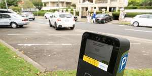 A parking meter at Balmoral Beach,Mosman.