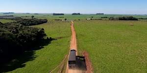 Aguia Resources’ first-ever delivery of its Pampafós fertiliser to the Markus farm in southern Brazil.