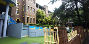 Reddam House at Woollahra where the school’s kindergarten to year 9 students have their classes.