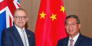 Prime Minister Anthony Albanese met with Chinese Premier Li Qiang on the sidelines of the East Asia Summit in Jakarta.