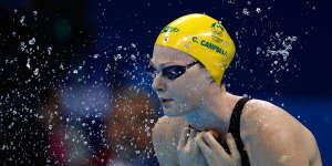Hacked:Cate Campbell's confidential medical records were released by hackers.