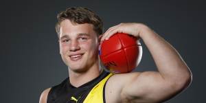 AFL draft first round as it happened:Tigers’ ‘Dusty-like’ pick;Blues like Jagga;Kangas make move on twin