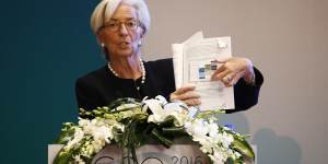 IMF managing director Christine Lagarde warns of demographic timebomb