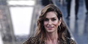 US model Cindy Crawford is another F45 celebrity endorser.