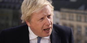 British Prime Minister Boris Johnson