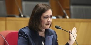 Senator Sarah Henderson said she had witnessed “many examples of inefficiencies” during her nine-year stint at the ABC in the 1990s.
