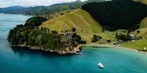 Arapaoa Island in the Marlborough Sounds.