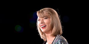 Taylor Swift at Suncorp Stadium on December 5,2015.