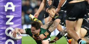 Rugby League World Cup LIVE updates:Australia beat New Zealand 16-14 to seal final spot