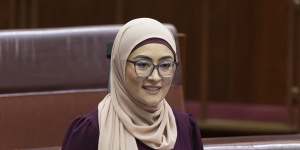 ‘Catch a dub’:Fatima Payman tries to make ‘skibidi’ happen in the Senate