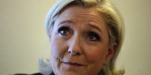 French far-right politician Marine Le Pen.