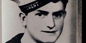 Seaman Edward"Teddy"Sheean - a victim of HMAS Armidale which was sunk off Timor by Japanese planes in 1942.