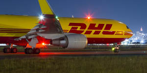 International logistics giant DHL says its shipments from Melbourne to New Zealand have surged 49 per cent over the past year.