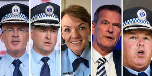 The top five candidates - Mel Lanyon,Mick Willing,Karen Webb,David Hudson and Gary Worboys 