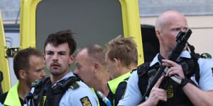 ‘It’s pure terror’:Several dead in Copenhagen shopping centre shooting