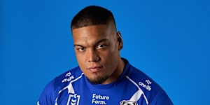 New Canterbury enforcer Leo Thompson.