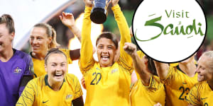 Sam Kerr and the Matildas have not commented publicly on the mooted Visit Saudi deal - but the backlash from across the women’s game has been ferocious.