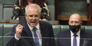 Prime Minister Scott Morrison is taking on the companies that live on the phones of millions of Australians,making cleaning up the internet a plank of his re-election pitch.