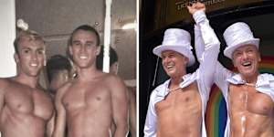 Heath and Darren marry at Mardi Gras