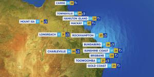National weather forecast for Sunday April 28