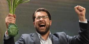 The leader of the Sweden Democrats Jimmie Åkesson .