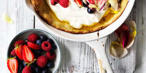 Helen Goh's Dutch baby pancake recipe for Mother's Day.
