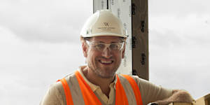 Curtis Stone at the incoming Waldorf Astoria Sydney at Circular Quay.